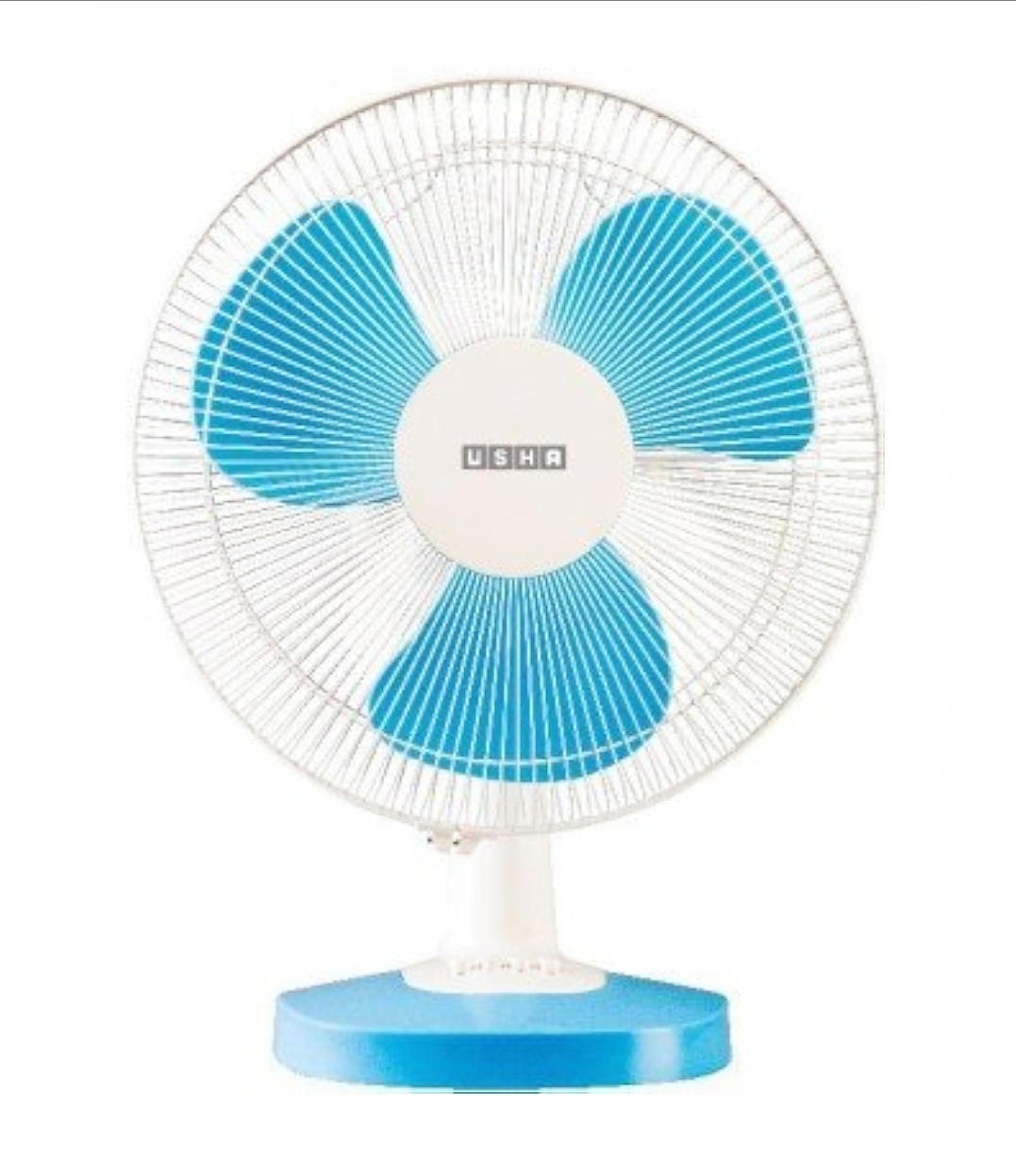 USHA Mist Air Duos Table Fan (Blue), Pack of 1