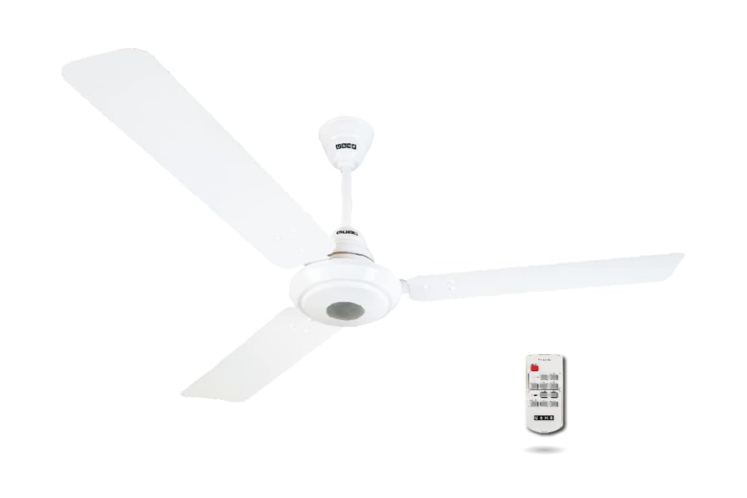 USHA Energia Bldc Ceiling Fan With Remote Control (White) 1200 mm